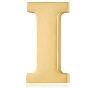 HONEY BEAR Broche pour homme et femme - Lettre de l'alphabet - Pour affaires, mariage, remise de diplôme - Or mat - 1,5 cm, 0.59 inches, Cuivre, Pas de gemme