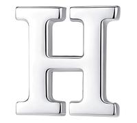 HONEY BEAR Broches et pins Lettres Initiale Alphabet Homme/Femme，H 0.59"