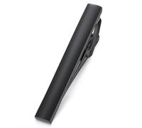 HONEY BEAR Pince à cravate en acier pour homme de taille normale 5 cm/5,4 cm/6 cm (noir mat, 6 cm), 5cm/5.4cm/6cm, Acier inoxydable, Pas de gemme