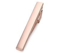 HONEY BEAR Pince à cravate pour homme de taille normale en acier 5 cm/5,4 cm/6 cm - Cadeau de mariage - 5 cm/5,4 cm/6 cm (or rose brillant 5 cm), 5cm/5.4cm/6cm, Acier inoxydable, Pas de gemme