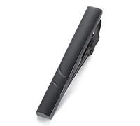 Honey Bear Pinces à cravate Clip à Cravate Chemise Homme -Acier Inoxydable Pour la Cérémonie Cadeau De Mariage (Noir)