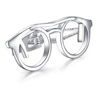 HONEY BEAR Pinces à Cravate Lunettes Poignet Col Homme Pour la Cérémonie De Mariage,4.8cm