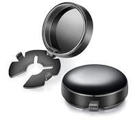 HONEY BEAR Rond Couvre Boutons boutons de manchette pour les Chemises Ordinaires-Rectangle pour mariage affaires (Noir)