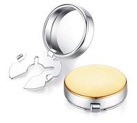 HONEY BEAR Rond Couvre Boutons boutons de manchette pour les Chemises Ordinaires-Rectangle pour mariage affaires (Or)