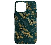 Honey Bee Botanique Vintage Nature Esthétique Coque pour iPhone 16 Pro Max
