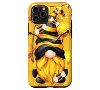 Honey Bee Graphic for Beekeeper and Summer Yellow GNOME Coque pour iPhone 11 Pro
