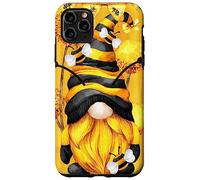 Honey Bee Graphic for Beekeeper and Summer Yellow GNOME Coque pour iPhone 11 Pro Max