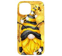 Honey Bee Graphic for Beekeeper and Summer Yellow GNOME Coque pour iPhone 15