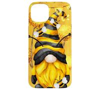 Honey Bee Graphic for Beekeeper and Summer Yellow GNOME Coque pour iPhone 15 Plus