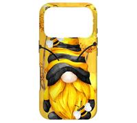 Honey Bee Graphic for Beekeeper and Summer Yellow GNOME Coque pour iPhone 17 Pro