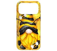 Honey Bee Graphic for Beekeeper and Summer Yellow GNOME Coque pour iPhone 17 Pro Max