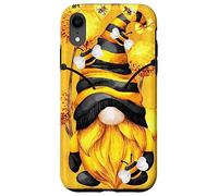 Honey Bee Graphic for Beekeeper and Summer Yellow GNOME Coque pour iPhone XR