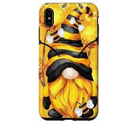 Honey Bee Graphic for Beekeeper and Summer Yellow GNOME Coque pour iPhone XS Max