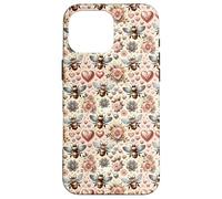 Honey Bee Pattern for Women and Girls Bee Keeper Cute Heart Coque pour iPhone 16 Pro Max