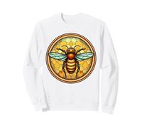 Honey Bee Ruche nid d'abeille Nature Queen Apiculteur Jaune Sweatshirt