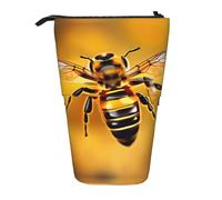 Honey-Bee Sac à crayons télescopique sur pied Motif abeille, Noir , Taille unique