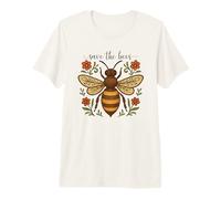 Honey Bee Save The Bees Journée de la Terre T-Shirt Haut de Gamme