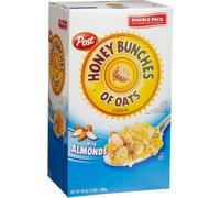 Honey Bunches of Oats with Almonds Cereal, 48-Ounce Boxes (Pack of 2)