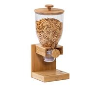 Honey-Can-Do Distributeur de céréales en bambou KCH-09867 Naturel