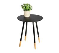 Honey-Can-Do Table Ronde, Noir, 25 lbs
