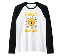 Honey Dealer Marchand de Miel Apiculture Pot de Miel Abeille Manche Raglan