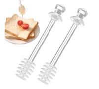 Honey Dipper, Stirring Wand, 5.91x0.79in Mixing Stick, Clear Design, Swack Pack for Collecting Honey, Dispensing Jam, Mixing Beverages, Pot Scooping, Jar Containers, Kitchen Tools, Sweet Spreading