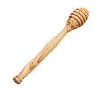 Honey Dipper - Wooden Honey Wand for Drizzling, Easy Serving with Natural Wood Handle, Kitchen Serveware for Tea, Pancakes, Sandwiches, Desserts, Fall, Winter, Holiday Parties, 16x2.5cm