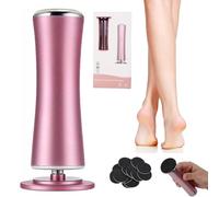 Honey Glow Foot, Honey Glow Foot, Electric Foot Grater with 60 Glide Pads, Honey Kit Beauté Pieds for Dead Skin Chapped Feet, Adjustable Speeds for Women Men Pedicures (Rose)