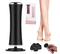 Honey Glow Foot, Honey Glow Foot, Electric Foot Grater with 60 Glide Pads, Honey Kit Beauté Pieds for Dead Skin Chapped Feet, Adjustable Speeds for Women Men Pedicures (Noir)