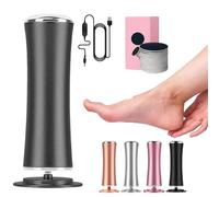 Honey Glow Pied Mielle Glow Pied Ponceuse,Vitesses Réglables, Râpe Pieds Électrique Puissante Avec 60 Disques De Rechange, Pour Femmes Hommes Pédicures (Noir, One Size)