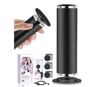 Honey Glow Pied, Rapeuse Pieds Électrique avec 60 Disques de Rechange - Appareil Anti-Callosités à Vitesses Réglables, Sans Batterie, Mielle Ponceuse Pied (Noir)