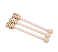 Honey Honey Dripper Stirming tige 24pcs Wood Honey Drizzler Stick Kitchen Tools Gadgets For Irzzing Honey Sirop Jam on Bread Biscuits (Style de balle de fin 16 cm)
