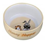 Trixie Honey and Hopper Bol en Céramique, 11 cm
