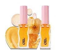 Honey Infused Hydrating Lip Oil, Nourishing Lip Moisturizer, Hydrating Lip Lightening Honey Lip Oil, Shiny Transparent Lip Gloss Plumping, for Dry Lips (01#)