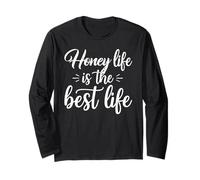 Honey Life is The Best Life for Cute Grandma Mothers Day Manche Longue