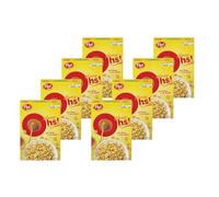 Honey Ohs! Lot de 8 céréales croquantes pour petit déjeuner à base de maïs sucré, d'avoine et de riz, 397 g