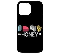 Honey Pet Lover Nom personnalisé pour Chien Coque pour iPhone 13 Pro Max