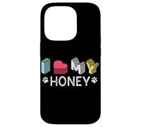 Honey Pet Lover Nom personnalisé pour Chien Coque pour iPhone 14 Pro