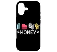 Honey Pet Lover Nom personnalisé pour Chien Coque pour iPhone 17