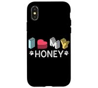 Honey Pet Lover Nom personnalisé pour Chien Coque pour iPhone X/XS