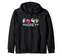 Honey Pet Lover Nom personnalisé pour Chien Sweat à Capuche