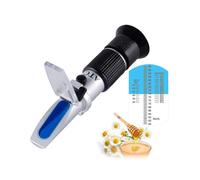 Honey Refractometer with Atc Refractometer for Honey Moisture, Brix, And Baume, 58-90% Brix Scale Range Honey