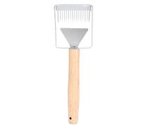 Honey Scraper Uncapapping, Apiculture de la Fourche de Fourche à Fourche à Fourche de Miel avec poignée en Bois pour l'apiculteur grattant Le Miel