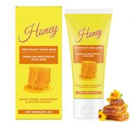 Honey Tearing Mask Peel, Masque Peel off Visage De Miel, Honey Tearing Mask, Honeys Tearing Peel Mask Oil Control Facia, Honey Peel off Masque Pour Le Visage, Nettoyant Des Pores Du Visage (1PC)
