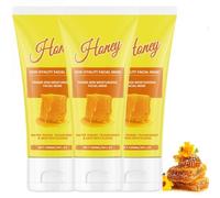 Honey Tearing Mask Peel, Masque Peel off Visage De Miel, Honey Tearing Mask, Honeys Tearing Peel Mask Oil Control Facia, Honey Peel off Masque Pour Le Visage, Nettoyant Des Pores Du Visage (3PC)