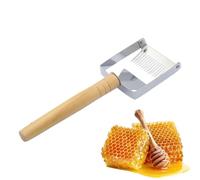Honey Uncapping Fork - Wooden Handle Beekeeping Tool, 9.45x 2.95x1.57inches Multifunctional Hive Capping Scraper for Honey Extraction, Bee Hive Uncapping Comb Tool for Beekeepers Adults Beginners
