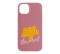 Honeybee Be Yourself Citation de Ruche Jaune Coque pour iPhone 14 Plus
