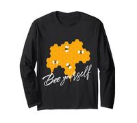 Honeybee Be Yourself Citation de Ruche Jaune Manche Longue