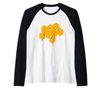 Honeybee Be Yourself Citation de Ruche Jaune Manche Raglan