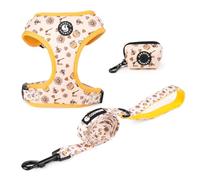 Honeybee Sac de promenade mains libres pour chien avec mousqueton en métal, tissu Oxford 900D pour dressage de chiot, voyage ou extérieur (taille S (tour de cou 26,9 - 33 cm, poitrine 35,6 - 49,8 cm)